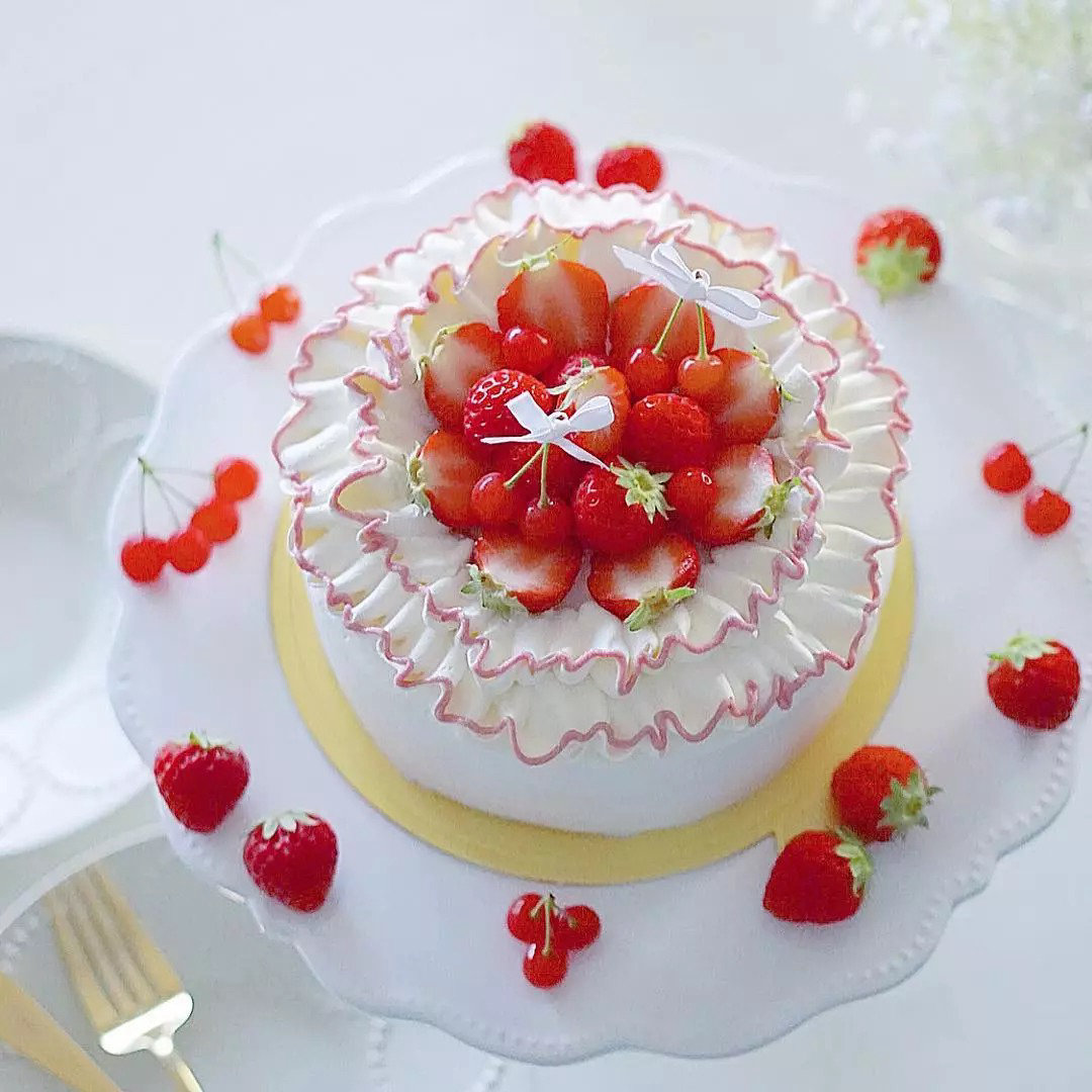 各种简易式水果蛋糕装饰|简易|水果|蛋糕_新浪网